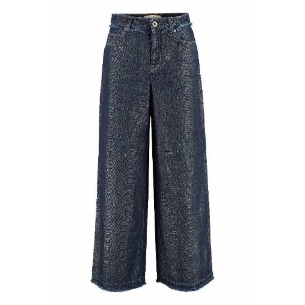 NEW MAXMARA women's romeo tailored denim jeans in indigo